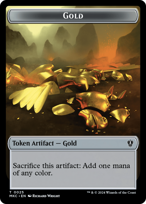 Gold    Kobolds of Kher Keep Double-Sided Token [Murders at Karlov Manor Commander Tokens] Cheap