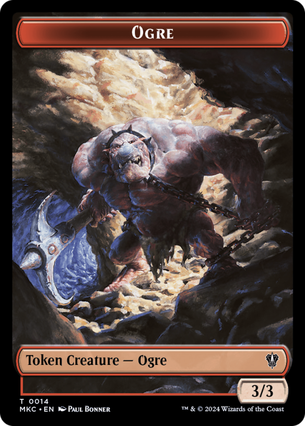 Human    Ogre Double-Sided Token [Murders at Karlov Manor Commander Tokens] Online Sale - Image 2