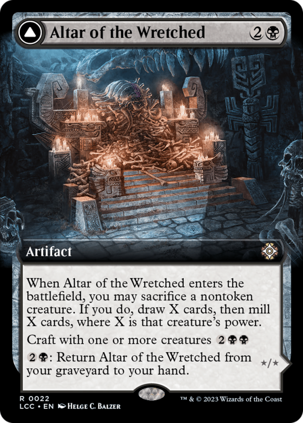 Altar of the Wretched    Wretched Bonemass (Extended Art) [The Lost Caverns of Ixalan Commander] Supply