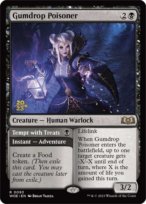 Gumdrop Poisoner    Gumdrop Poisoner (Promo Pack) [Wilds of Eldraine Promos] Online Sale - Image 2