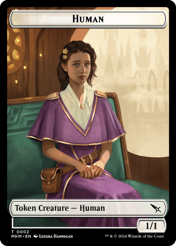 Detective    Human Double-Sided Token [Murders at Karlov Manor Tokens] For Sale - Image 2