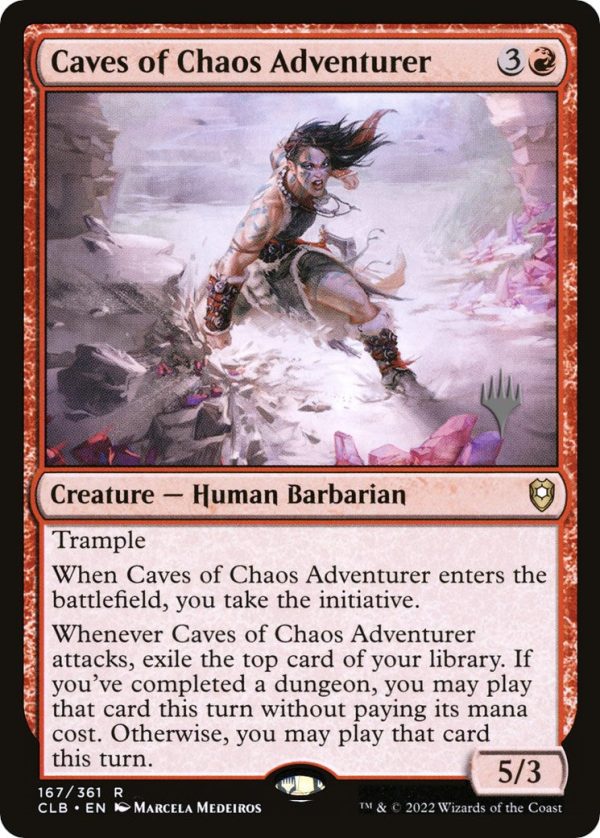 Caves of Chaos Adventurer (Promo Pack) [The Lost Caverns of Ixalan Promos] Online now - Image 2