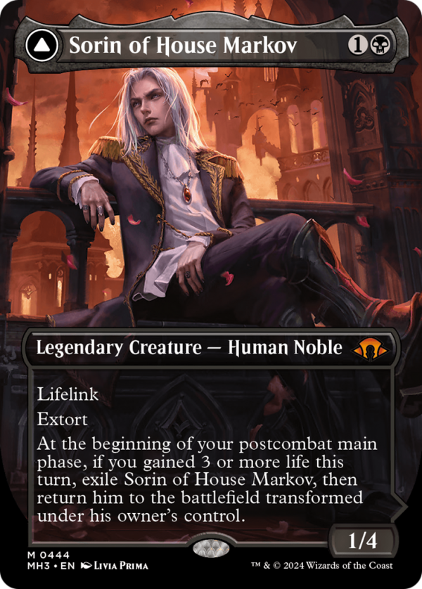 Sorin of House Markov    Sorin, Ravenous Neonate (Borderless) [Modern Horizons 3] Online Hot Sale