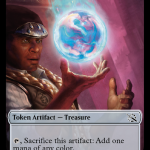 Spirit (9)    Treasure Double-Sided Token [March of the Machine Commander Tokens] For Discount - Image 2