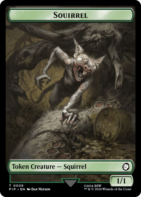 Radiation    Squirrel Double-Sided Token [Fallout Tokens] Online now - Image 2