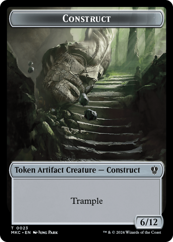 Construct    Soldier Double-Sided Token [Murders at Karlov Manor Commander Tokens] For Cheap