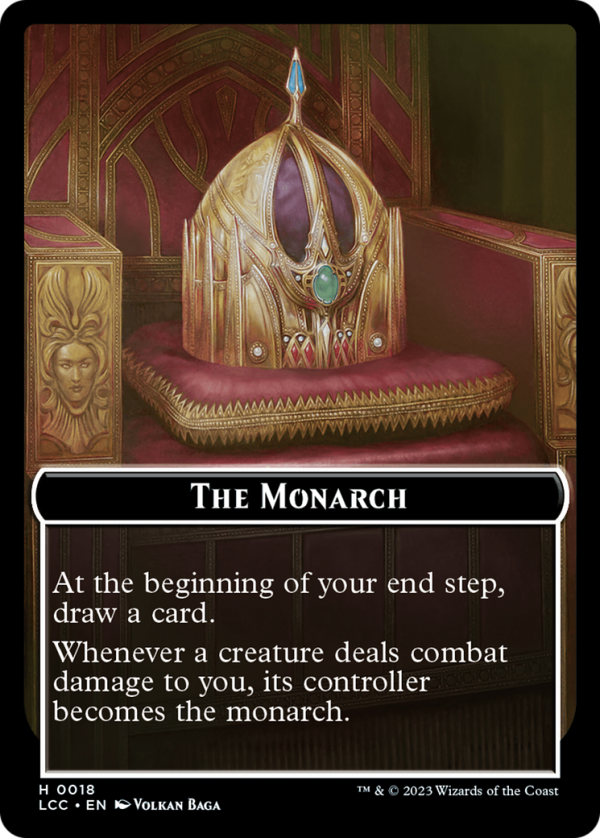 The Monarch    Pirate Double-Sided Token [The Lost Caverns of Ixalan Commander Tokens] on Sale
