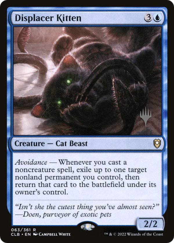 Displacer Kitten (Promo Pack) [The Lost Caverns of Ixalan Promos] Discount - Image 2