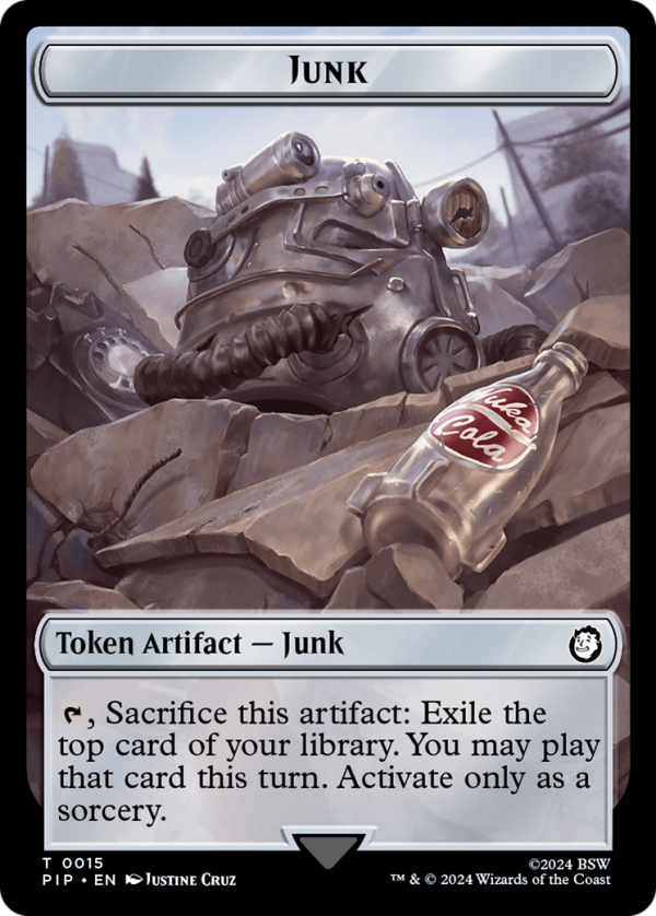 Junk    Clue Double-Sided Token [Fallout Tokens] For Discount