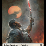Construct    Soldier Double-Sided Token [Murders at Karlov Manor Commander Tokens] For Cheap - Image 2