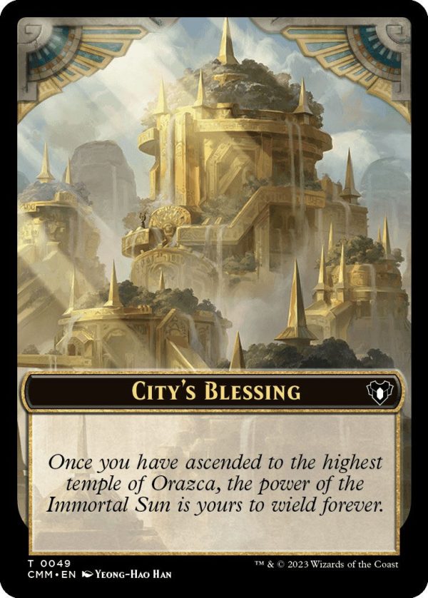 City s Blessing    Emblem - Daretti, Scrap Savant Double-Sided Token [Commander Masters Tokens] Fashion