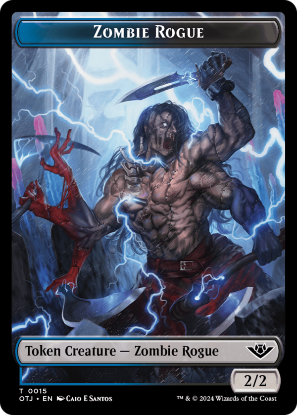 Zombie Rogue    Plot Double-Sided Token [Outlaws of Thunder Junction Tokens] Online Sale
