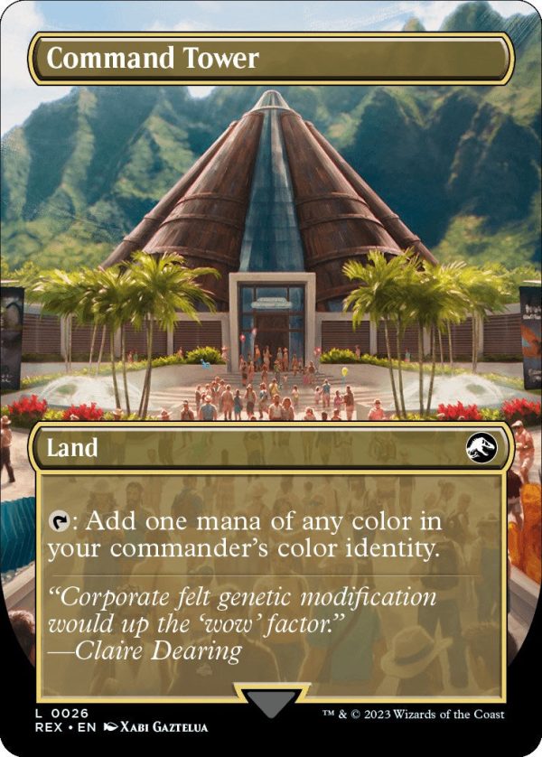 Command Tower    Commander Tower (Borderless) [Jurassic World Collection] Fashion