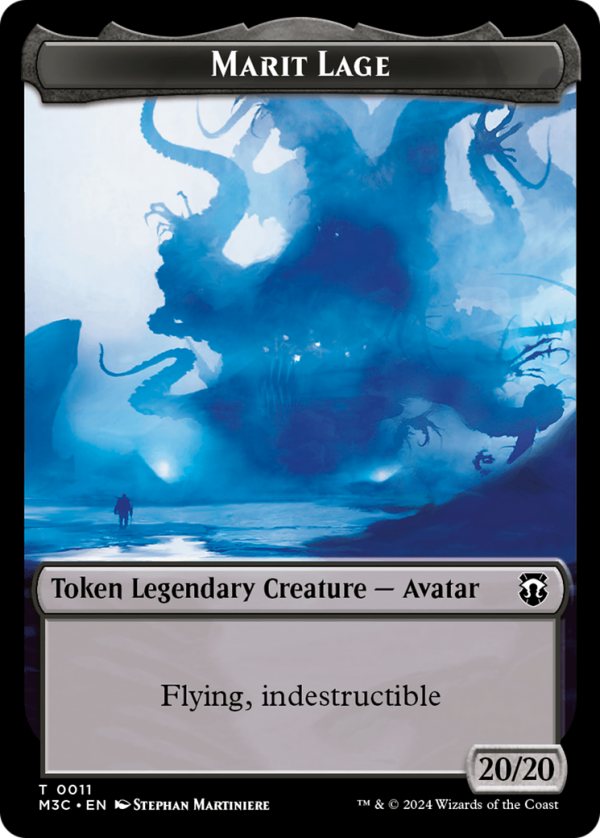 Marit Lage    Sand Warrior Double-Sided Token [Modern Horizons 3 Commander Tokens] Online Sale
