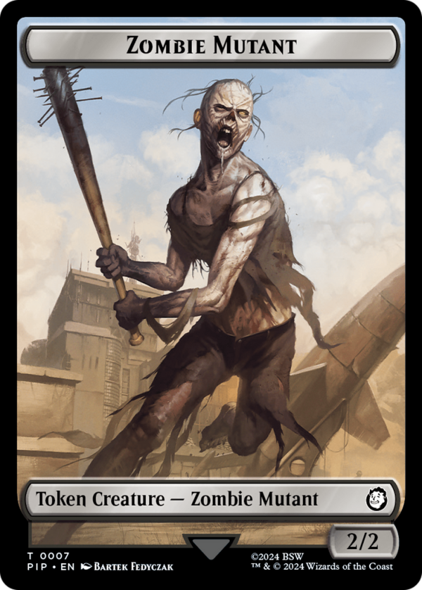 Zombie Mutant    Clue Double-Sided Token [Fallout Tokens] Sale