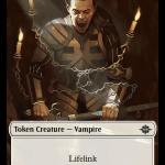 Bat    Vampire (0004) Double-Sided Token [The Lost Caverns of Ixalan Commander Tokens] For Sale - Image 2