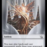 Soldier    Wrenn and Realmbreaker Emblem Double-Sided Token [March of the Machine Tokens] Online - Image 2