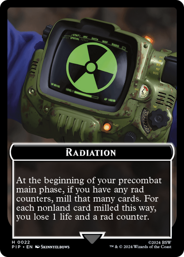 Radiation    Treasure (018) Double-Sided Token [Fallout Tokens] Online
