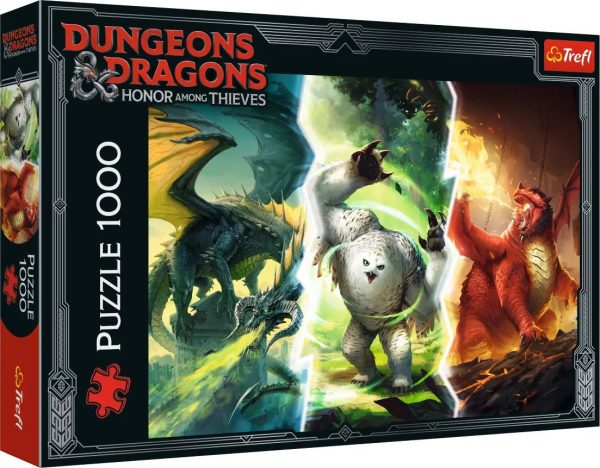 Puzzle Dungeons & Dragons: Honor among Thieves, Legendary Monsters of Faerun - 1000pc Fashion