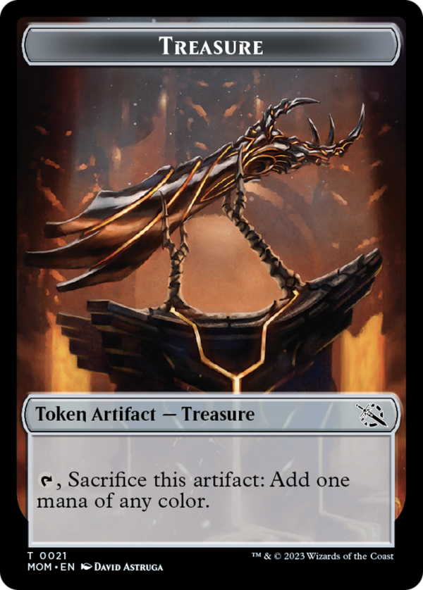 Treasure (21)    Spirit (14) Double-Sided Token [March of the Machine Tokens] on Sale