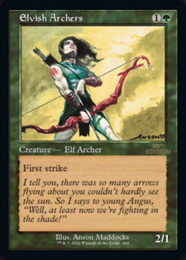 Elvish Archers (Retro) [30th Anniversary Edition] Online Hot Sale