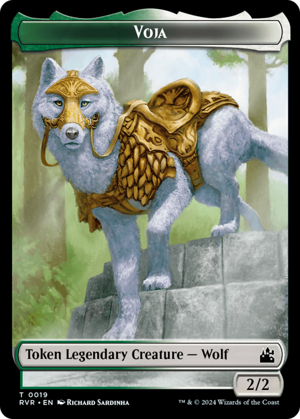 Bird    Voja Double-Sided Token [Ravnica Remastered Tokens] Supply - Image 2