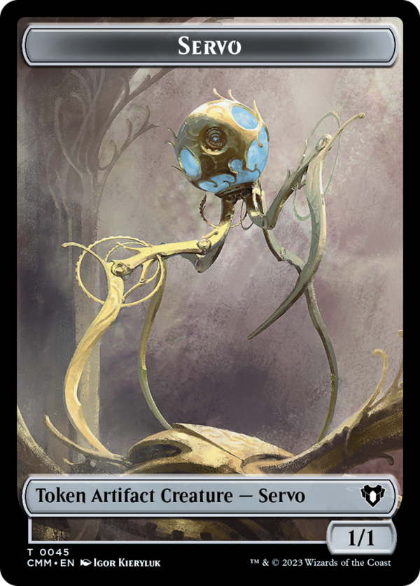 Servo    Elephant Double-Sided Token [Commander Masters Tokens] For Sale