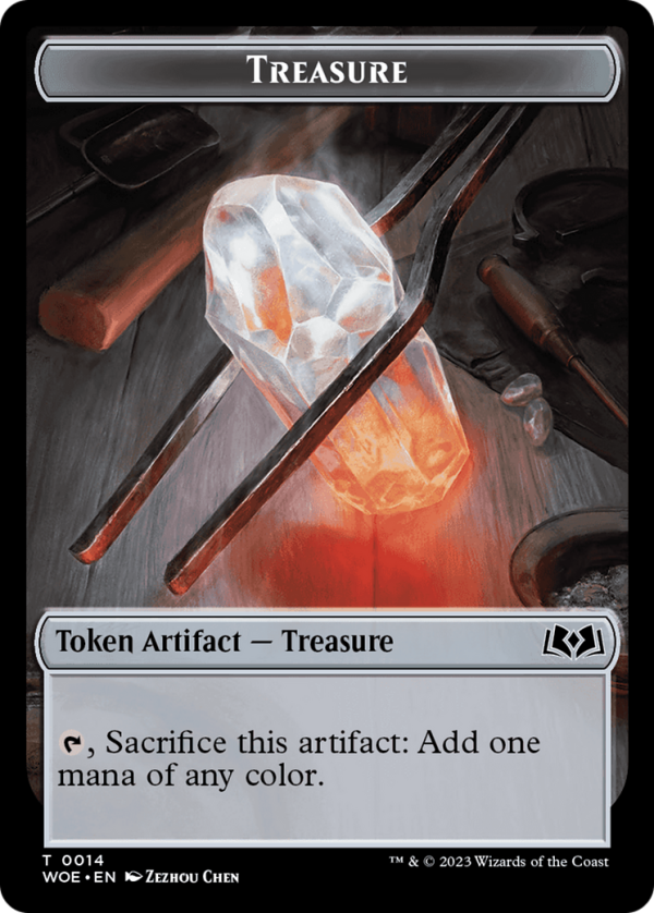 Treasure    Food (0012) Double-Sided Token [Wilds of Eldraine Tokens] Cheap