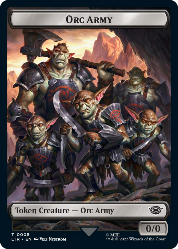 Food (09)    Orc Army (05) Double-Sided Token [The Lord of the Rings: Tales of Middle-Earth Tokens] For Cheap - Image 2
