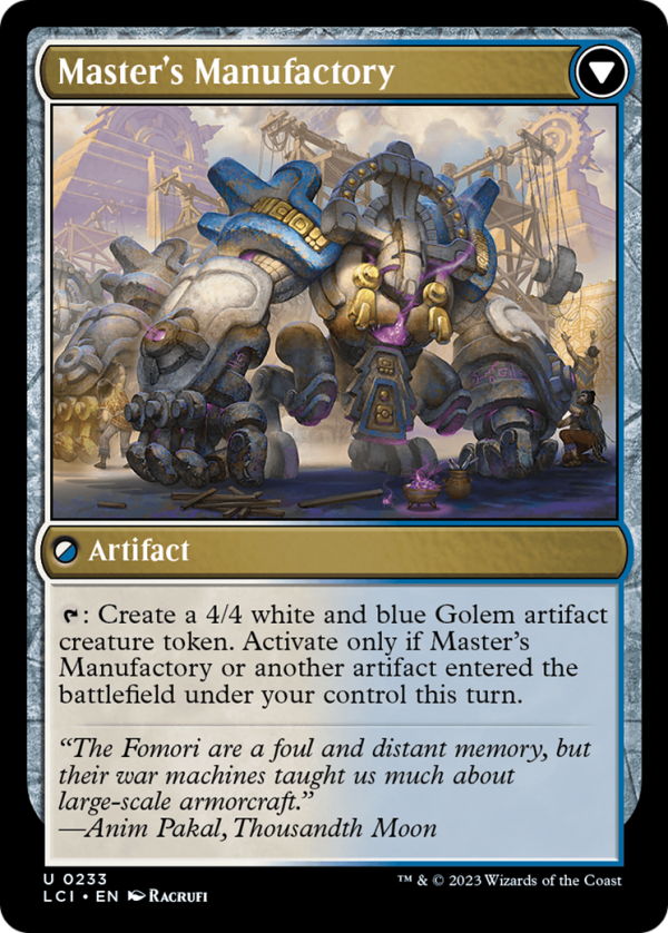 Master s Guide-Mural    Master s Manufactory [The Lost Caverns of Ixalan] Sale - Image 2