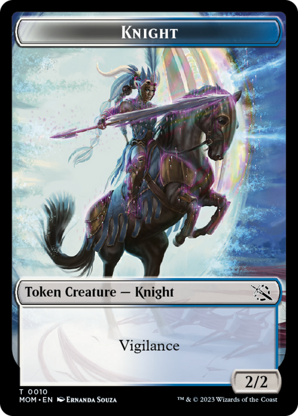 Treasure (20)    Knight Double-Sided Token [March of the Machine Tokens] For Discount - Image 2
