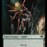 Clue    Spider Double-Sided Token [Commander Masters Tokens] Cheap - Image 2
