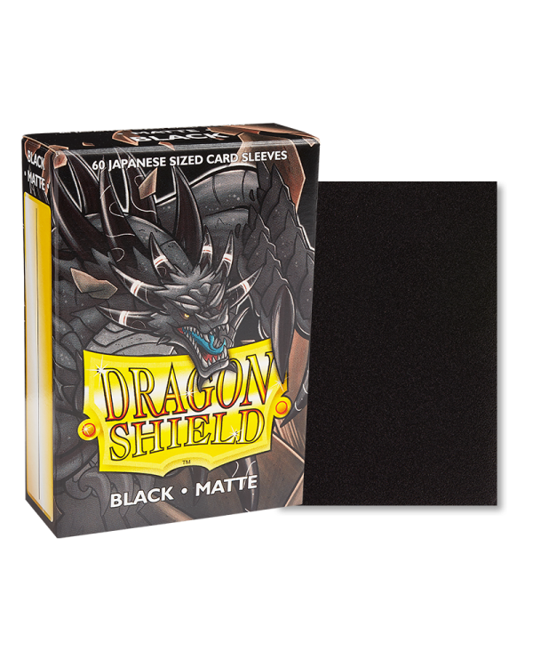 Dragon Shield - Japanese Matte Black (60) Sleeves Online now - Image 2