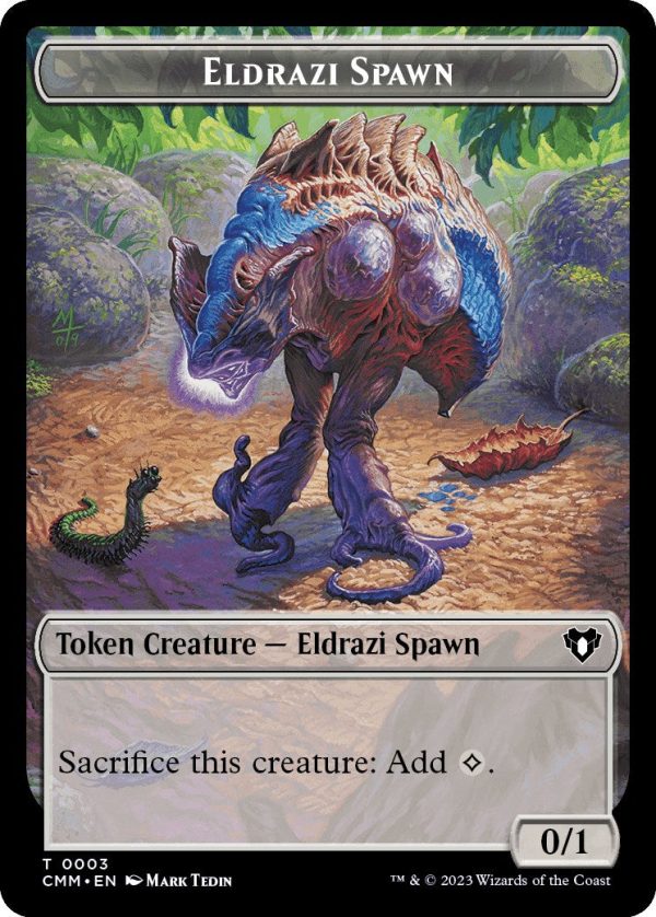 Eldrazi Spawn    Zombie (0013) Double-Sided Token [Commander Masters Tokens] Online Sale