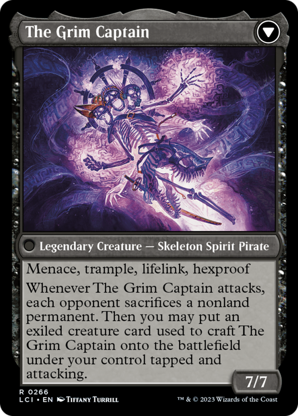 Throne of the Grim Captain    The Grim Captain [The Lost Caverns of Ixalan Prerelease Cards] Supply - Image 2