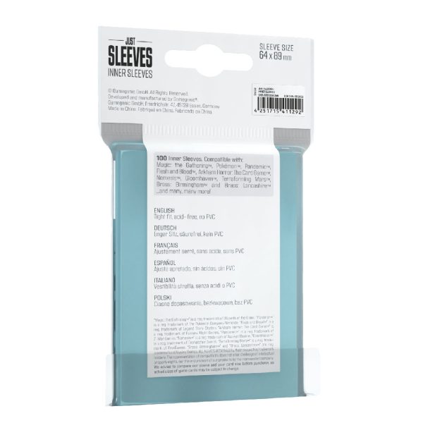 Just Sleeves - Standard Card Game Inner Sleeves Online Sale - Image 2