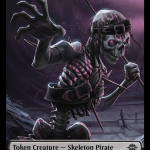 Copy    Skeleton Pirate Double-Sided Token [The Lost Caverns of Ixalan Commander Tokens] Cheap - Image 2