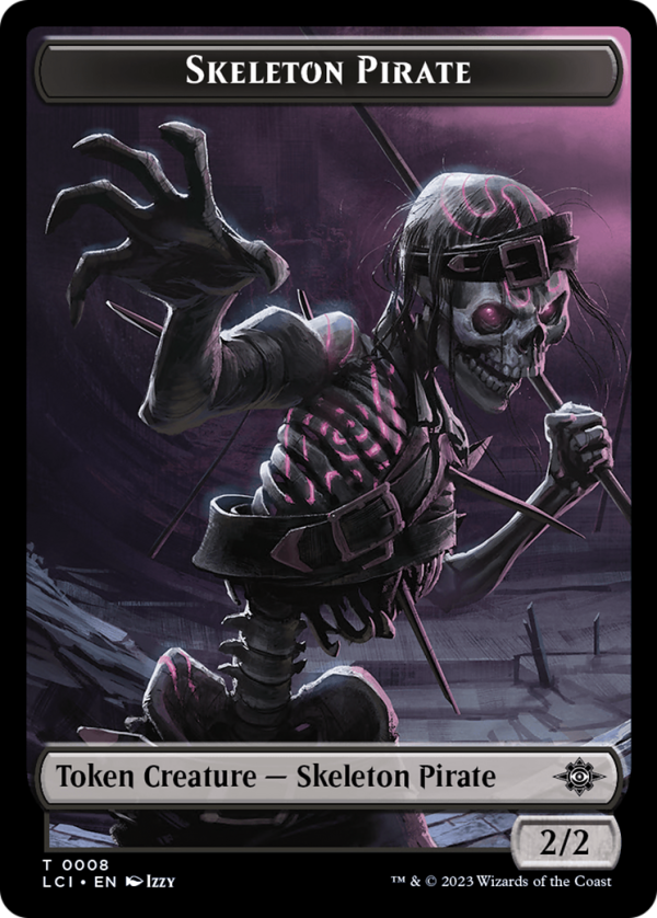 Copy    Skeleton Pirate Double-Sided Token [The Lost Caverns of Ixalan Commander Tokens] Cheap - Image 2
