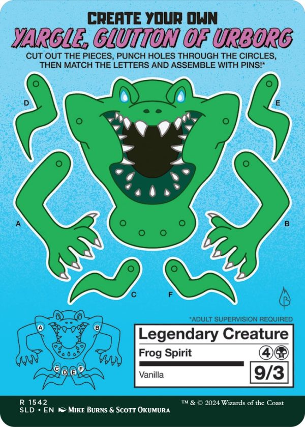 Yargle, Glutton of Urborg [Secret Lair Drop Series] Fashion - Image 2