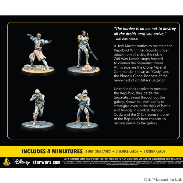 Star Wars - Shatterpoint Hello There General Obi-Wan Kenobi Squad Pack Online Sale - Image 2
