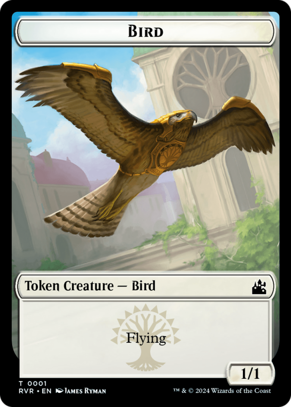 Bird    Zombie Double-Sided Token [Ravnica Remastered Tokens] Online Sale