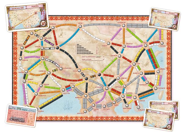 Ticket to Ride: Asia Map Collection 1 Online - Image 3