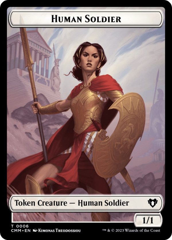 Human Soldier    Phyrexian Myr Double-Sided Token [Commander Masters Tokens] Online Sale