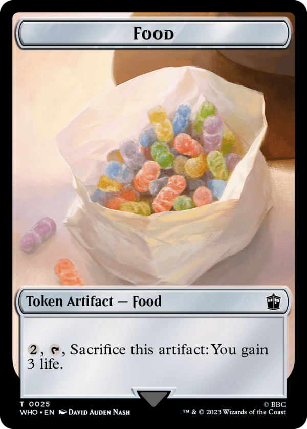 Soldier    Food (0025) Double-Sided Token [Doctor Who Tokens] For Sale - Image 2