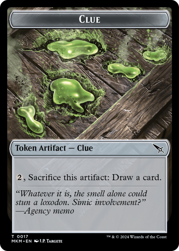 Thopter (0020)    Clue (0017) Double-Sided Token [Murders at Karlov Manor Tokens] Discount - Image 2