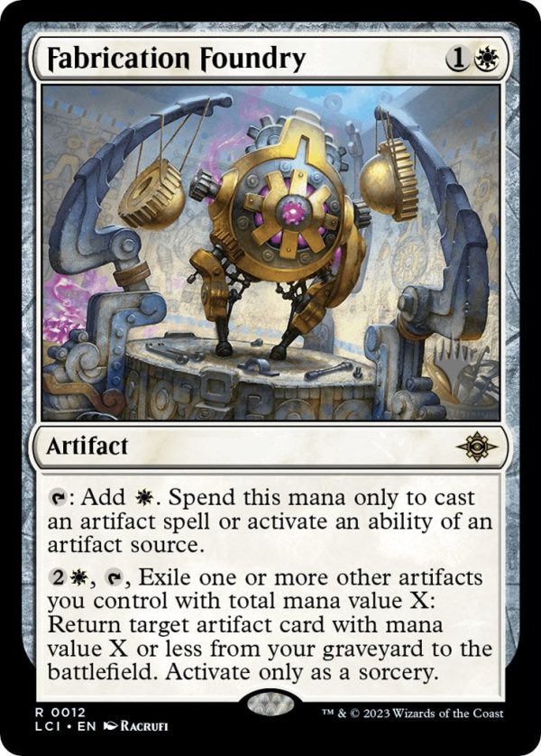 Fabrication Foundry (Promo Pack) [The Lost Caverns of Ixalan Promos] For Sale