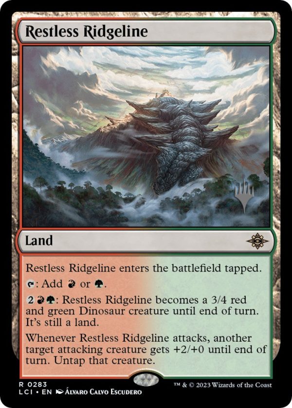 Restless Ridgeline (Promo Pack) [The Lost Caverns of Ixalan Promos] Online Hot Sale - Image 2
