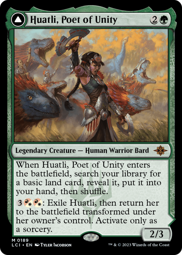 Huatli, Poet of Unity    Roar of the Fifth People [The Lost Caverns of Ixalan] Fashion