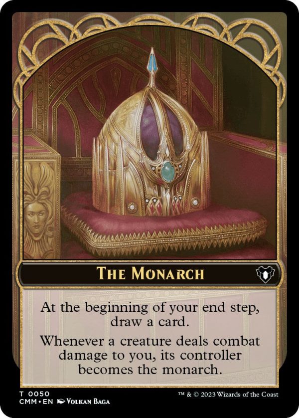 The Monarch    Construct (0041) Double-Sided Token [Commander Masters Tokens] Hot on Sale