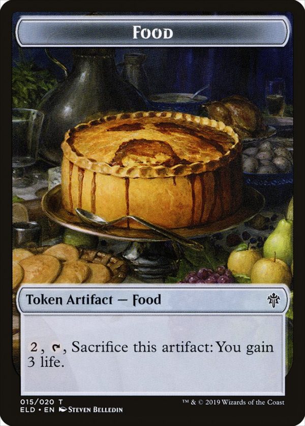 Human Rogue    Food (15) Double-Sided Token [Throne of Eldraine Tokens] Online Sale - Image 2